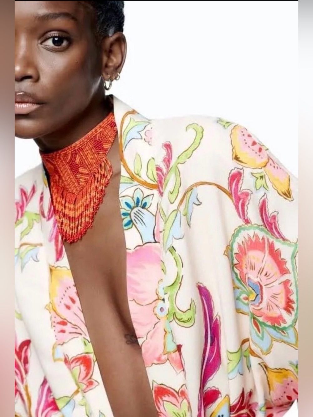 Floral Maxi Robe - Picture 8 of 10